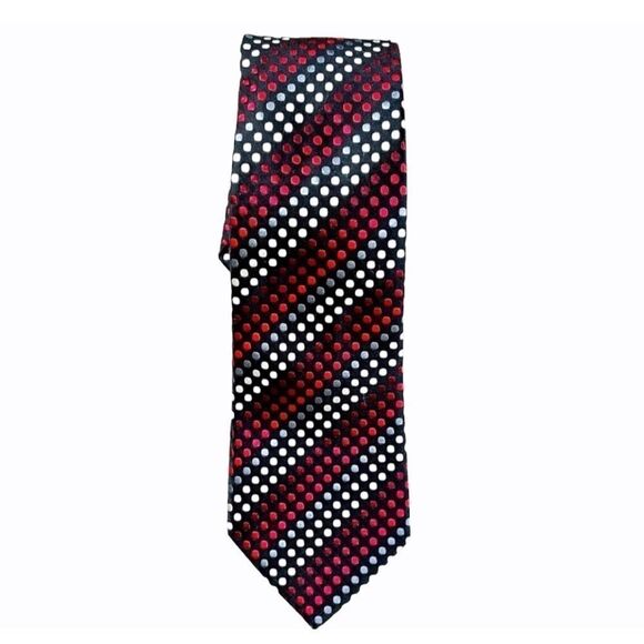 Geoffrey Beene  polka dot tie - Picture 1 of 12